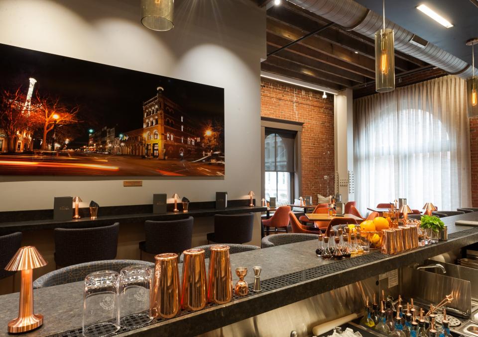 Inside The Bar at Fort Nelson at Michter’s Distillery in downtown Louisville.