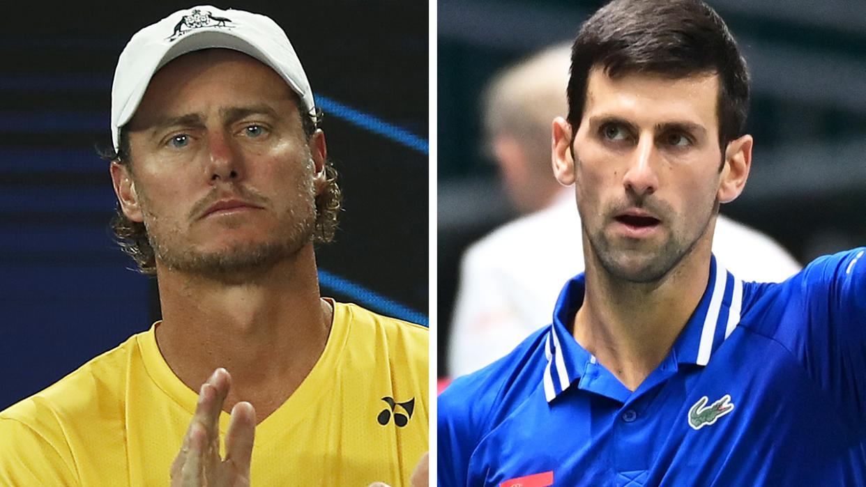 Lleyton Hewitt and Novak Djokovic have rival points of view over potential changes to the Davis Cup.