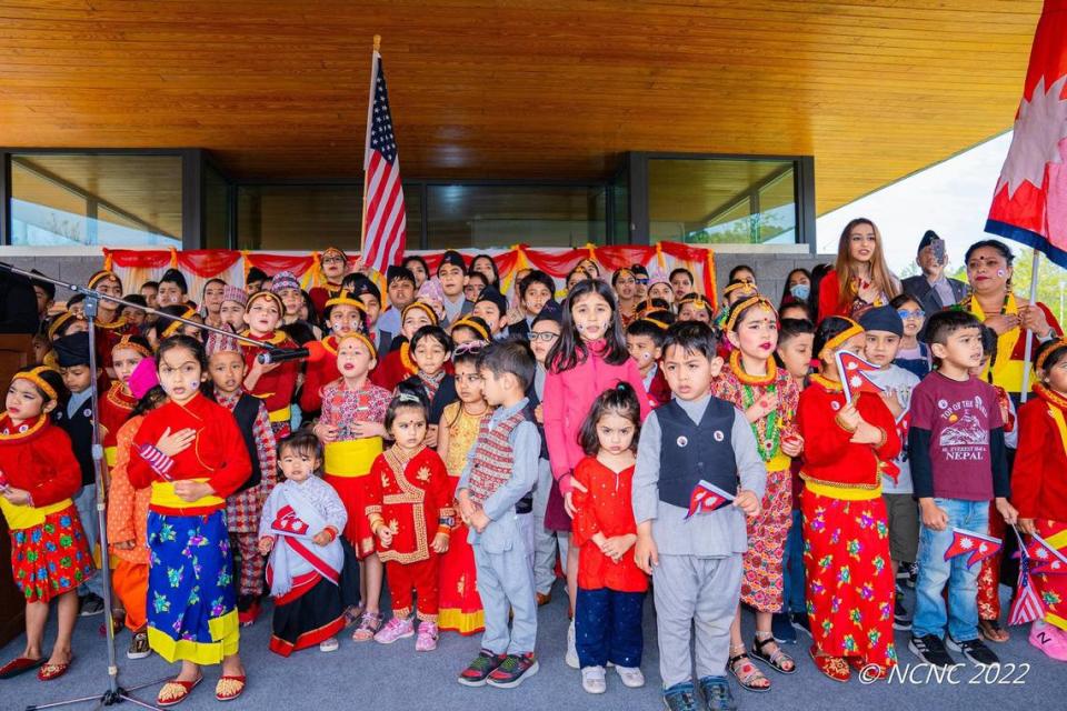 Nepal Day on April 20, 2024, will include bounce houses, face painting, henna tattoos, food vendors, and more for families at Church Street Park in Morrisville.