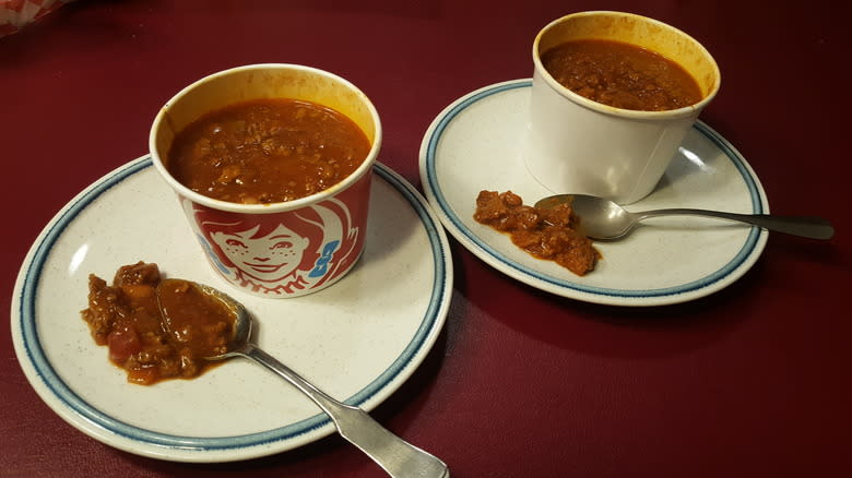 Chili from wendy's and rally's