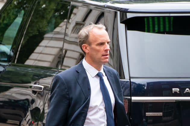 Foreign secratary Dominic Raab faces mounting pressure over his handling of the UK's response to Afghanistan. (Photo: Dominic LipinskiPA)