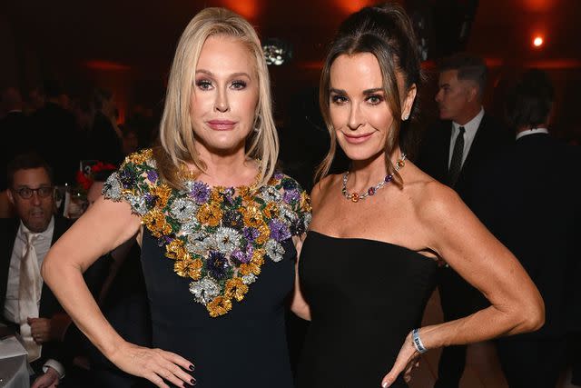 Michael Kovac/Getty Images Kathy Hilton and Kyle Richards at Elton John's 31st Annual Academy Awards Viewing Party in March