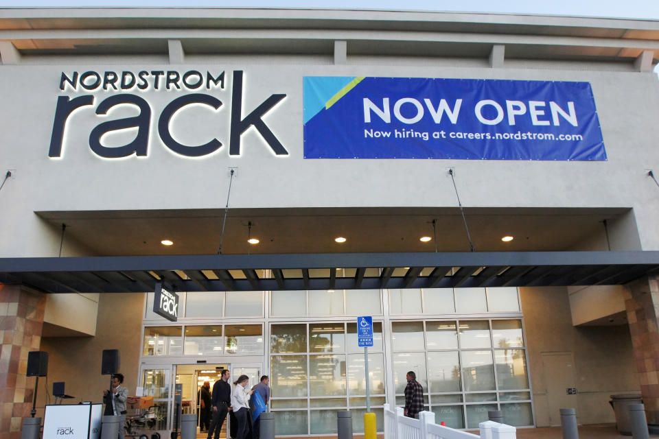 RIVERSIDE, CALIFORNIA - OCTOBER 27: An exterior view is seen during the Nordstrom Rack new store opening at Nordstrom Rack at Canyon Springs Marketplace on October 27, 2022 in Riverside, California. (Photo by JC Olivera/Getty Images for Nordstrom Rack)