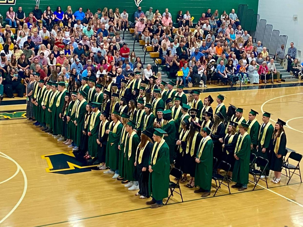 The 2022 Abingdon-Avon graduating class is pictured.