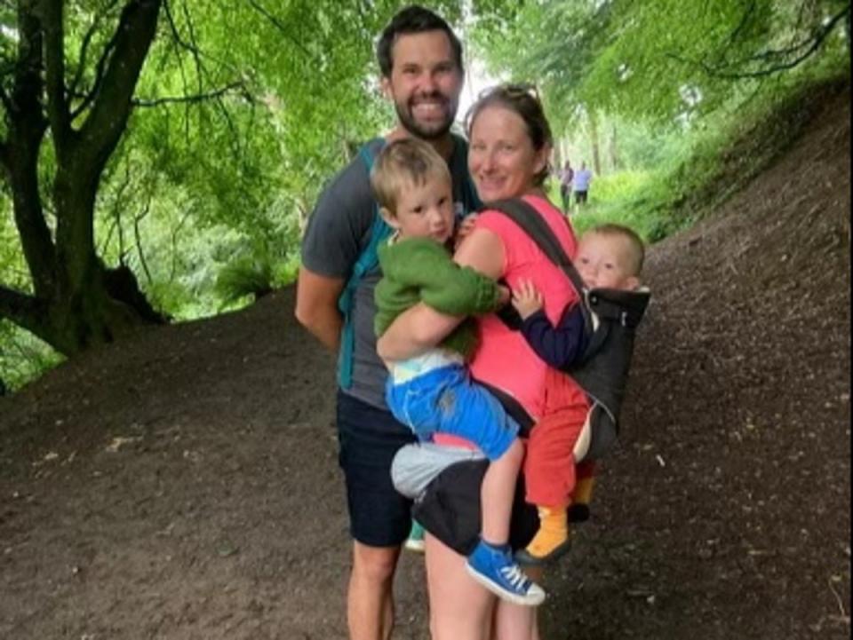 Katie and Tom worked together in their village pub 17 years ago (Katie Pritchard / SWNS)