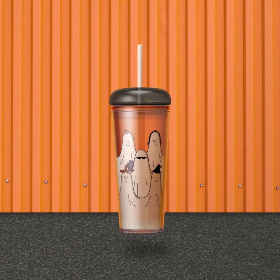 Starbucks Hipster Ghosts and Kitten Bat Cold Cup 16oz. (Photo: Shopee SG)