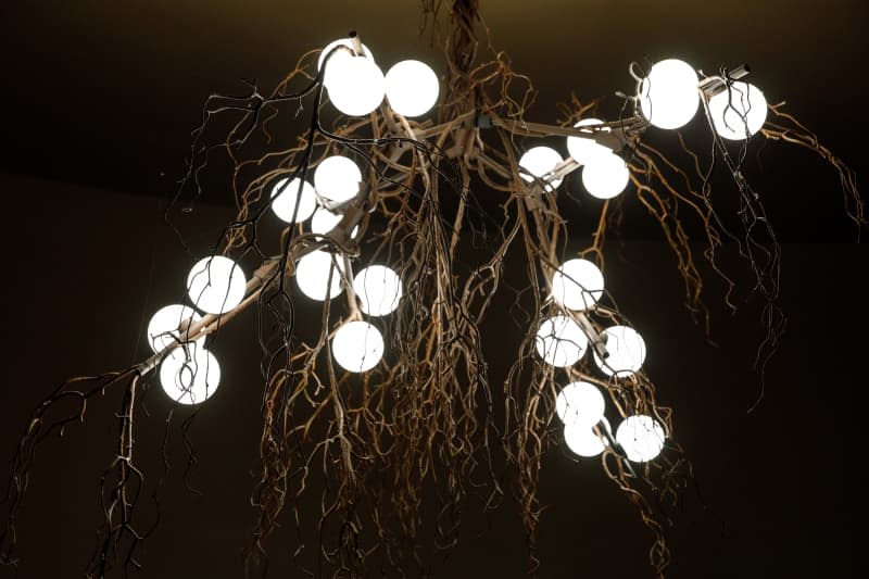 Branch inspired light fixture.