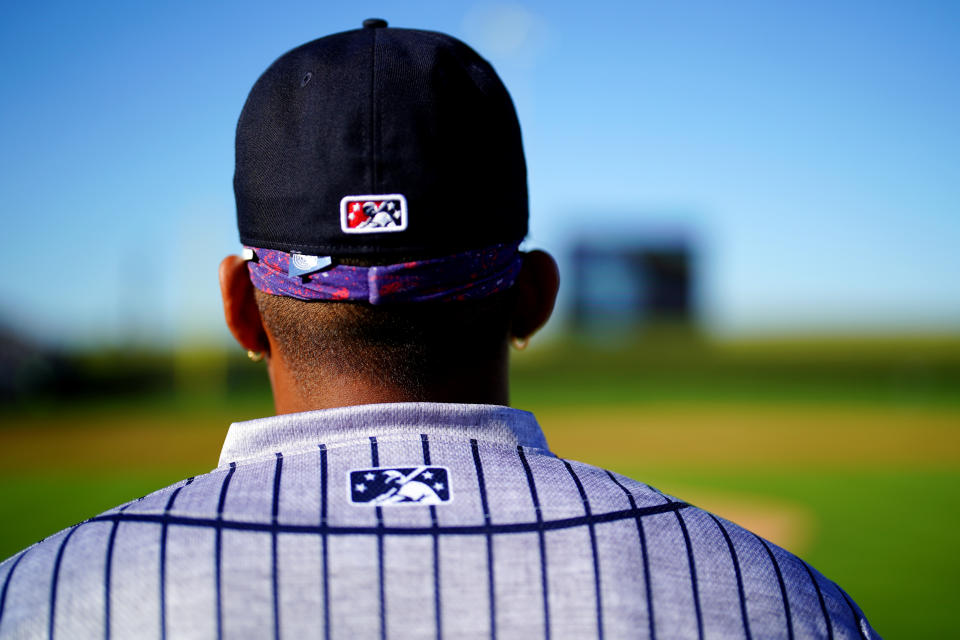 Minor league baseball players are receiving union authorization cards from the MLBPA, the first step towards potentially unionizing the sport's lower levels.  (Photo by Daniel Shirey/MLB Photos via Getty Images)