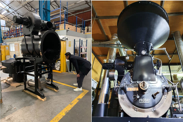 Foo finally found the roaster of his dreams in Italy and had it rebuilt in the UK