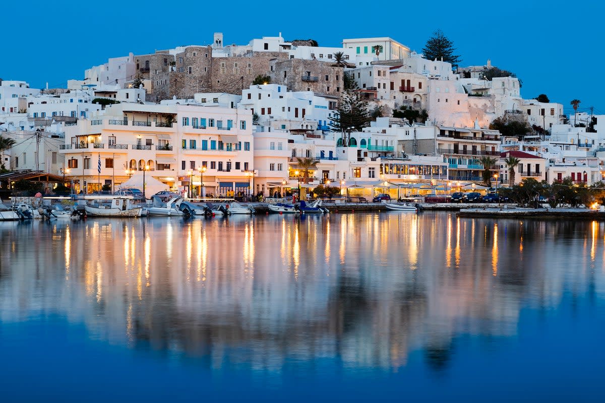 Naxos Town is full of traditional Greek architecture and postcard-perfect views (Getty Images/iStockphoto)