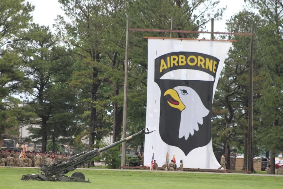 The "Tip of the Spear" sculpture was unveiled Aug. 13 to honor the men and women who have served and continue to serve through the 101st Airborne Division.