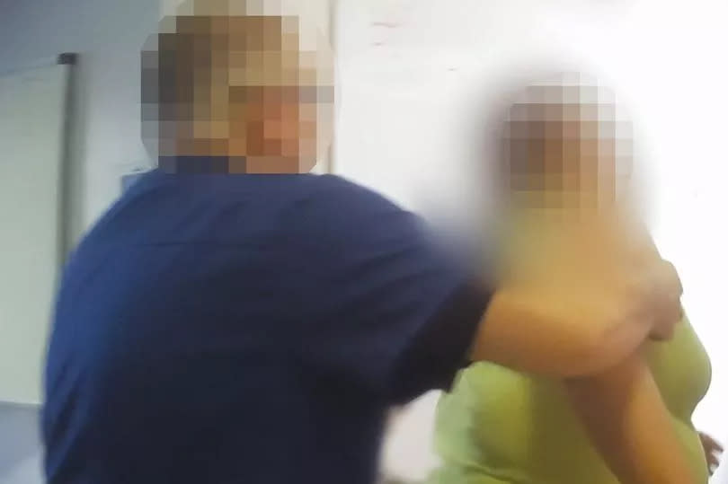 Secret footage appears to show member of staff 'tickling murderer' at mental health unit - as Panorama uncovers alleged mistreatment of patients -Credit:BBC