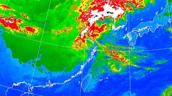 11月20日衛星雲圖。（圖／翻攝自中央氣象局）