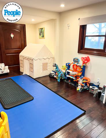 <p>Eryn Donaldson/The Model Home</p> The Pratt playroom, after