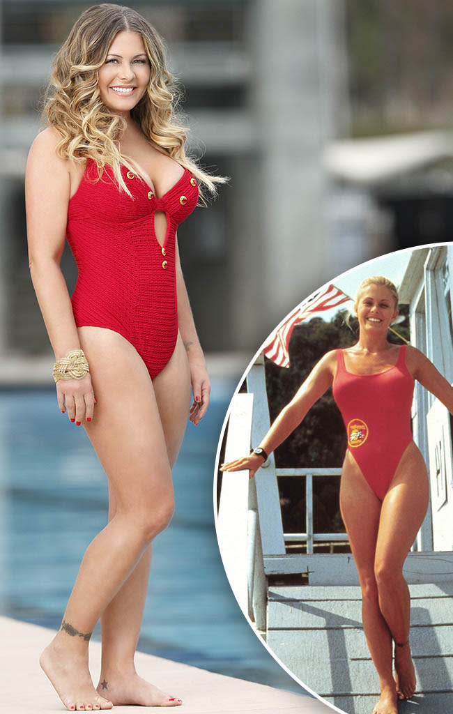 Once a "Baywatch" babe, Nicole Eggert is no stranger to the water...