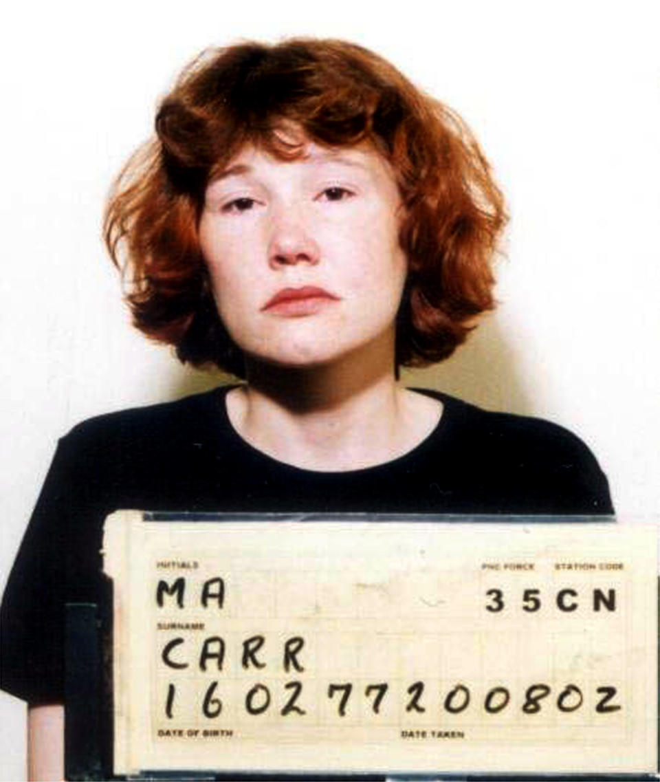 Maxine Carr was sentenced to three-and-a-half years in prison in 2003 after being found guilty of conspiring to pervert the course of justice.(Reuters/Cambridgeshire Police)