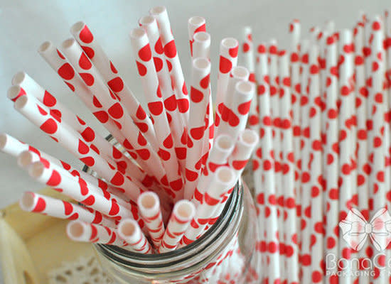 <strong>24, $3.50 | <a href="http://www.etsy.com/listing/109328015/24-red-polka-dot-paper-straw?ref=sr_gallery_9&ga_search_query=polka+dot+paper+straws&ga_view_type=gallery&ga_ship_to=US&ga_page=2&ga_search_type=all">etsy: BonaCeri</a></strong>