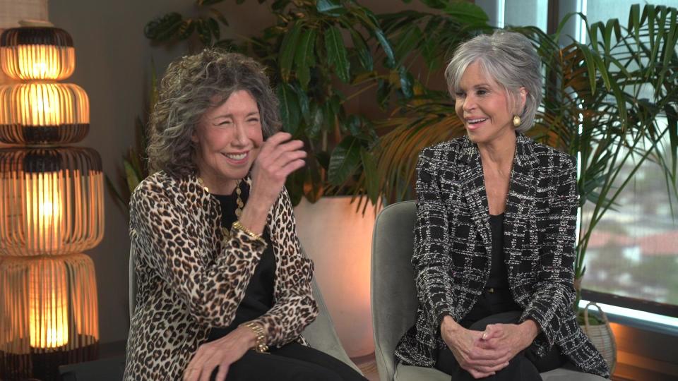 Lily Tomlin and Jane Fonda, stars of the series 