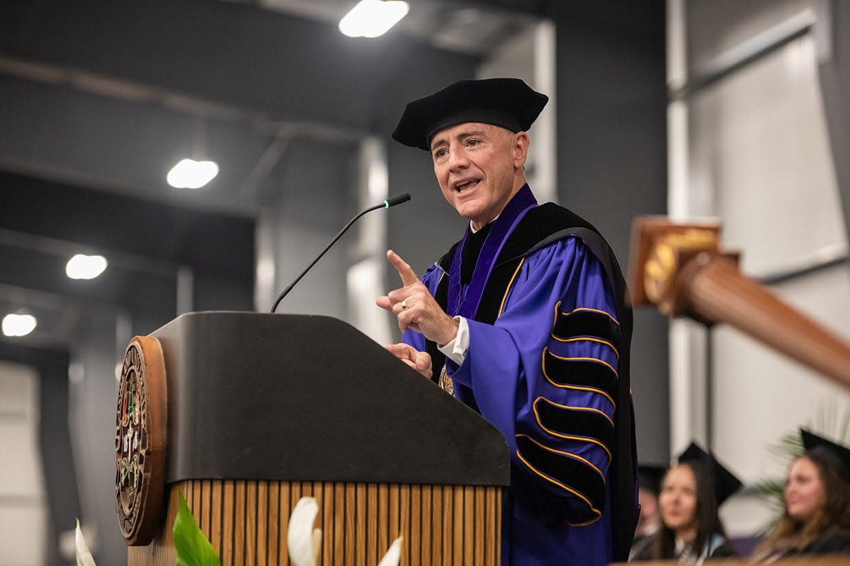 Ashland University President Carlos Campo is concluding his tenure at the university and will become CEO of the Museum of the Bible in Washington, D.C., in June.