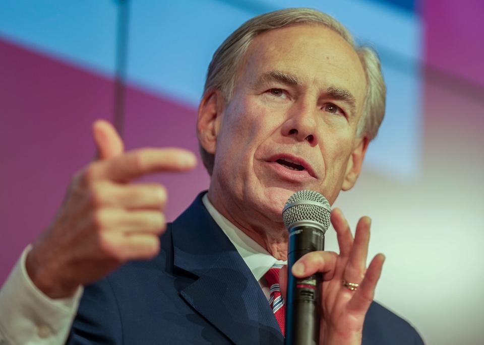 Gov. Greg Abbott said Friday that he hopes to eventually eliminate property taxes.