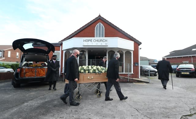 Bobby Ball funeral