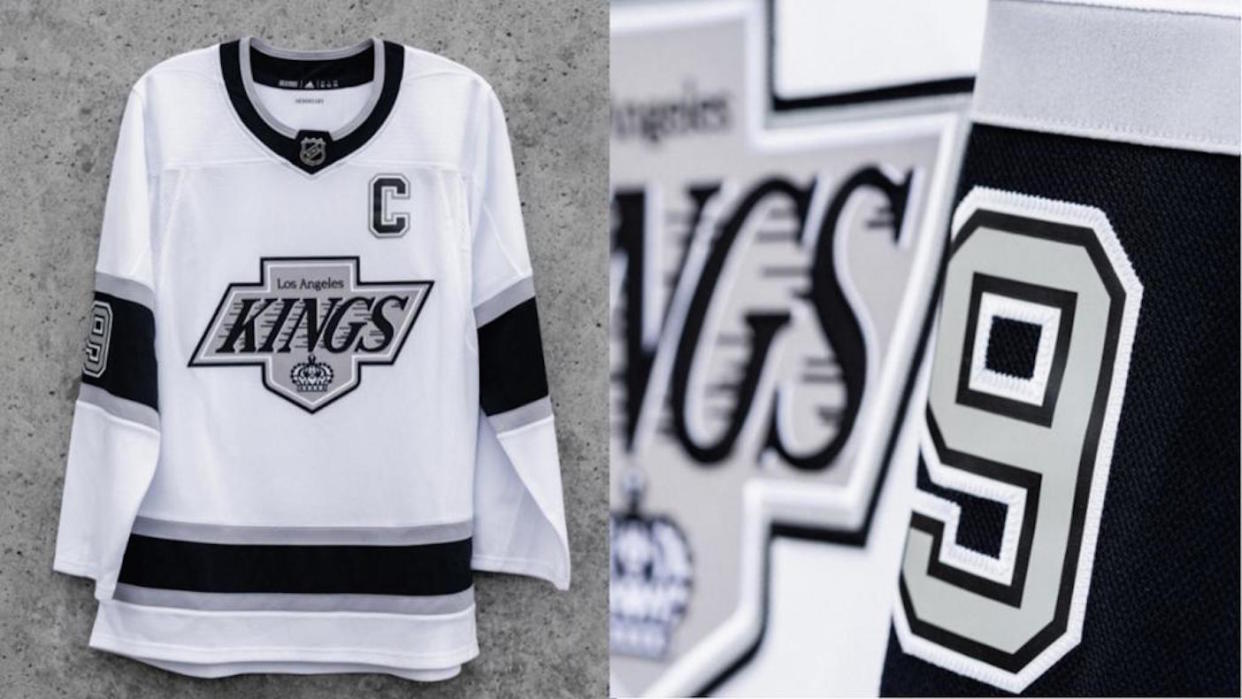 The Los Angeles Kings will be wearing throwback jerseys from the late 1980's this season. (Los Angeles Kings) 