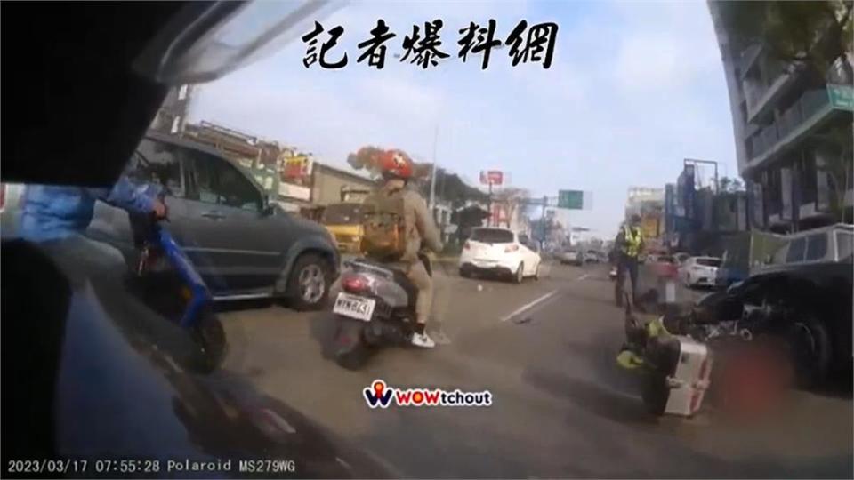 騎士撞警車噴飛　當事警處理遭疑球員兼裁判！警分局回應了