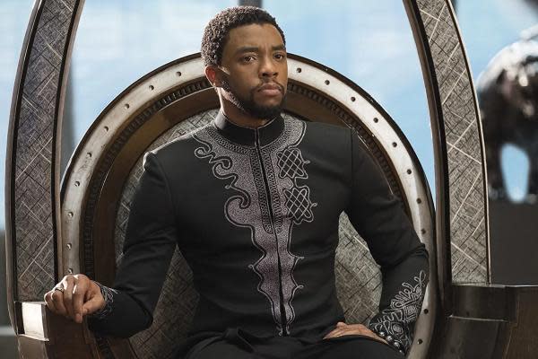 Chadwick Boseman en Pantera Negra (Fuente: Marvel)