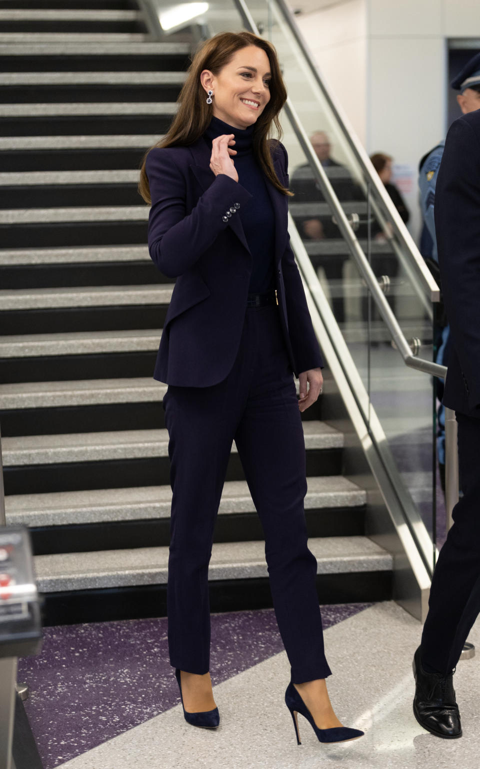 Catherine, Princess of Wales arrives at Logan International Airport in Boston, Massachusetts