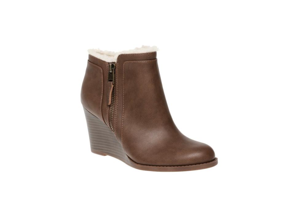 The memory foam insole ensures these booties are just as comfortable as they are stylish. (Photo: Walmart)