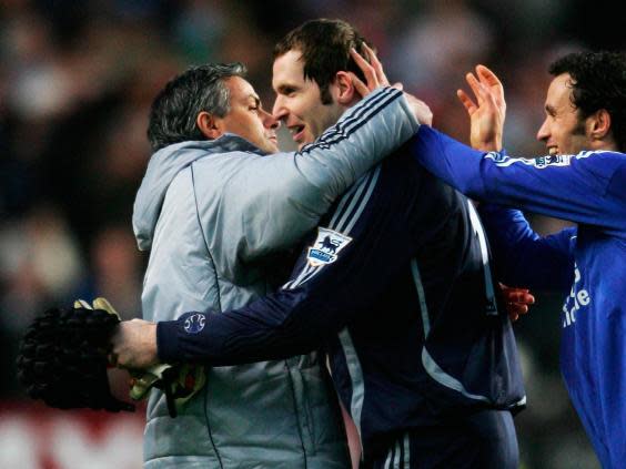 Jose Mourinho praised himself for giving Petr Cech his debut (Getty)