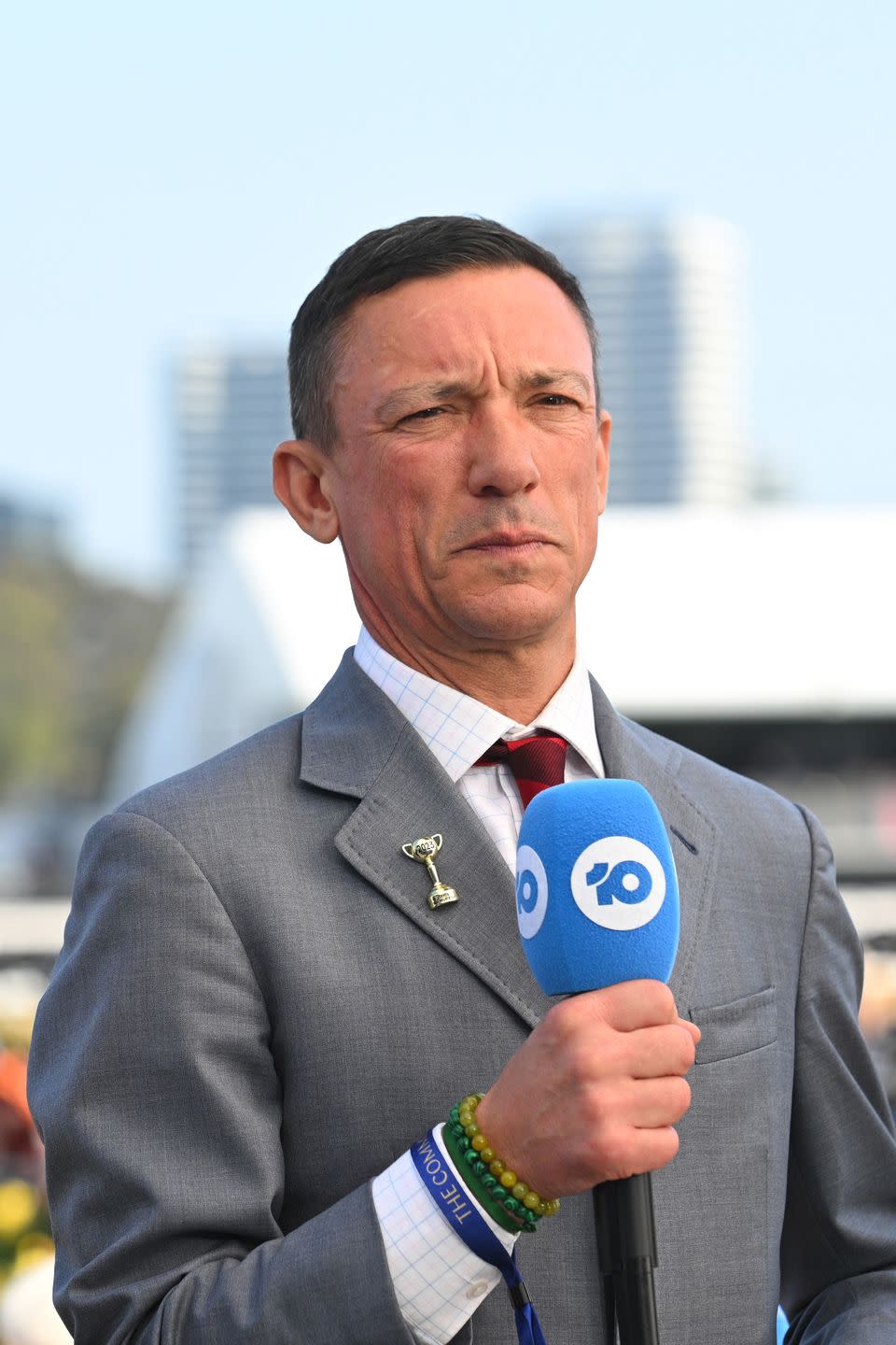 melbourne, australia november 09 frankie dettori and glen boss are seen during oaks day at flemington racecourse on november 09, 2023 in melbourne, australia photo by vince caligiurigetty images