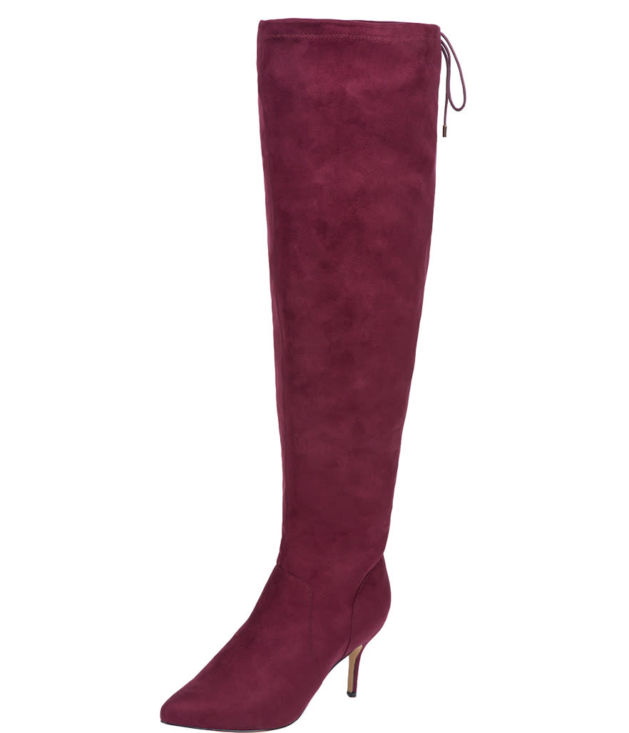 Eloquii Over The Knee Faux Suede Boot