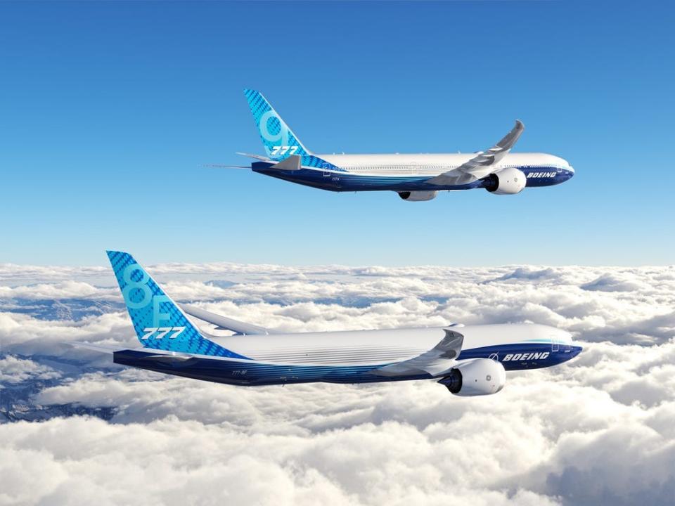 Boeing's new 777-8 freighter.