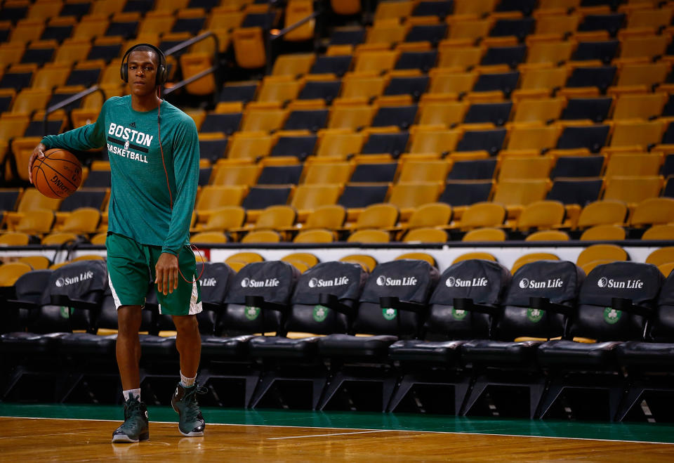 Rajon Rondo。（Photo by Jared Wickerham/Getty Images）