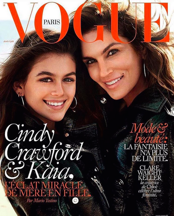 Cindy Crawford and Kaia Gerber