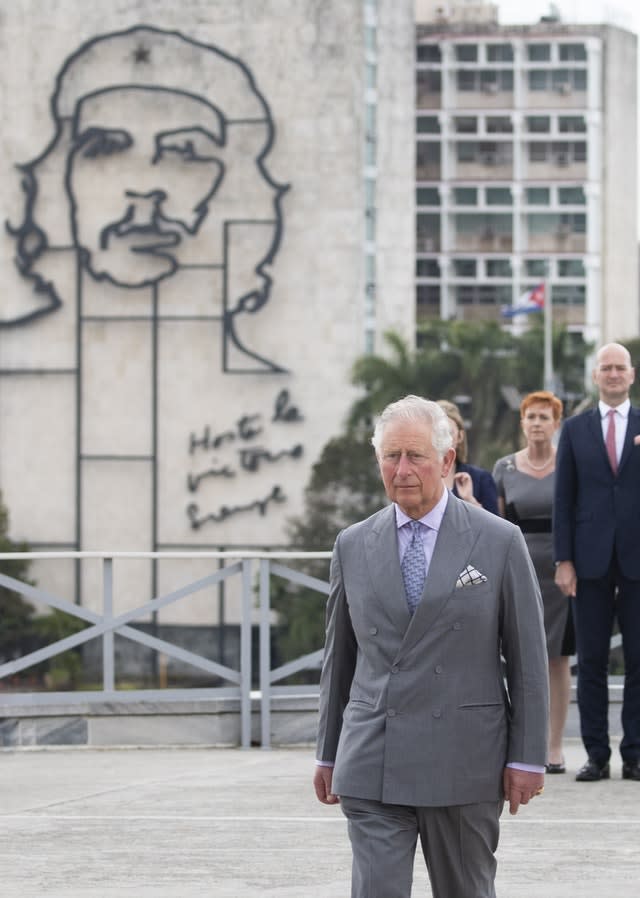 The Prince of Wales attends a wreath-laying ceremony (Jane Barlow/PA)