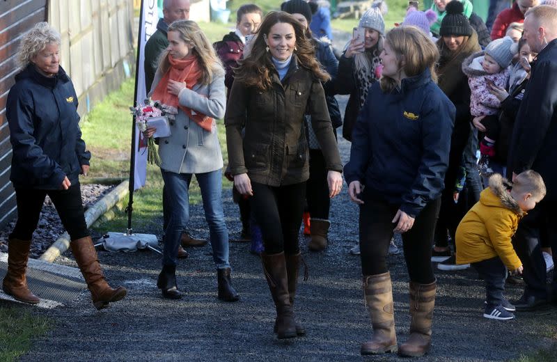 Britain's Catherine, Duchess of Cambridge visits Northern Ireland and Scotland