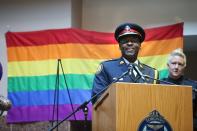 <p>In June 2016, Toronto police announced a gender-neutral bathroom at the force’s downtown headquarters. “We want to show we are an inclusive service and we are welcoming regardless of your gender identity and gender expression,” police said in a news release. Photo from Getty Images. </p>