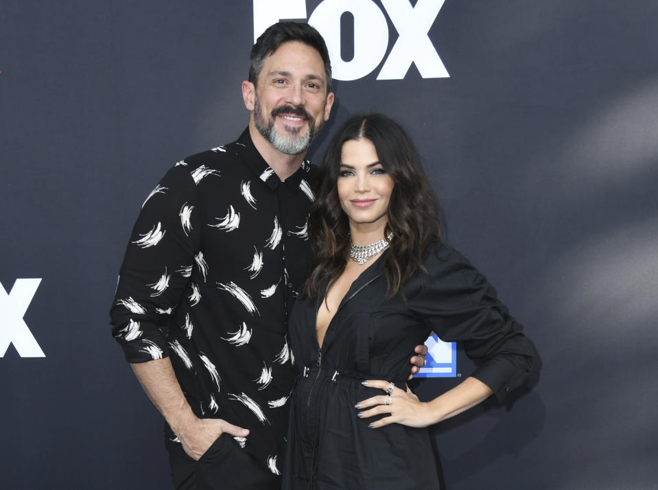 04 October 2019 - Los Angeles, California - Steve Kazee, Jenna Dewan . WWE 20th Anniversary Celebration Marking Premiere Of WWE Friday Night SmackDown On FOX held at Staples Center. Photo Credit: Birdie Thompson/AdMedia /MediaPunch /IPX