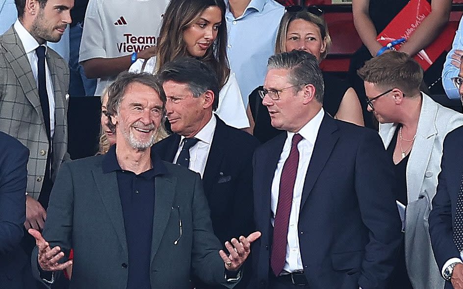 Sir Jim Ratcliffe has said he believes Labour leader Sir Keir Starmer would do a 'sensible job' of running the country