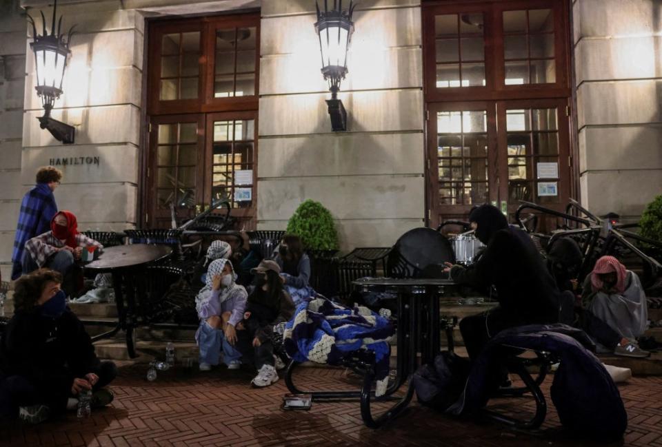 The wild escalation erupted nearly 12 hours after hundreds of Columbia students defied the Ivy League school’s 2 p.m. ultimatum to vacate their sprawling tent encampment. REUTERS