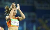 2016 Rio Olympics - Athletics - Semifinal - Women's 200m Semifinals - Olympic Stadium - Rio de Janeiro, Brazil - 16/08/2016. Dafne Schippers (NED) of Netherlands. REUTERS/Lucy Nicholson