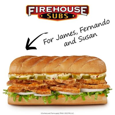 Firehouse Subs Gives Free Sub With Any Purchase If You Have The Name   86a10e3b21bc916b08979dc66d80ccc2