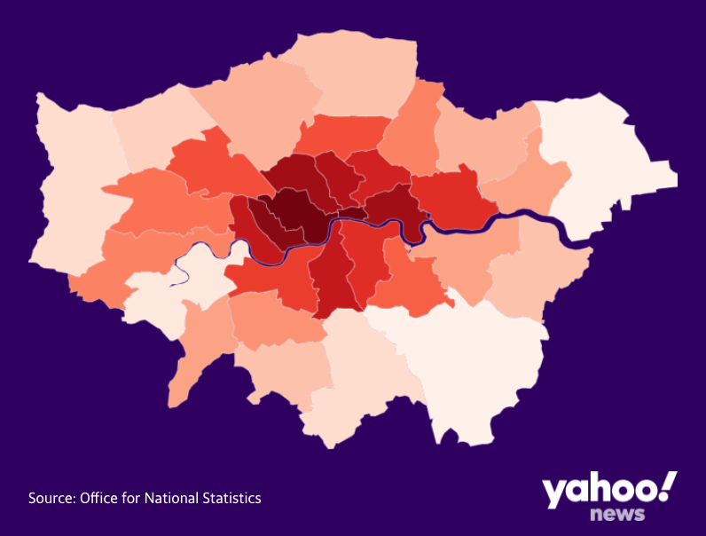 London produced the most CO2 in the UK. (Yahoo)