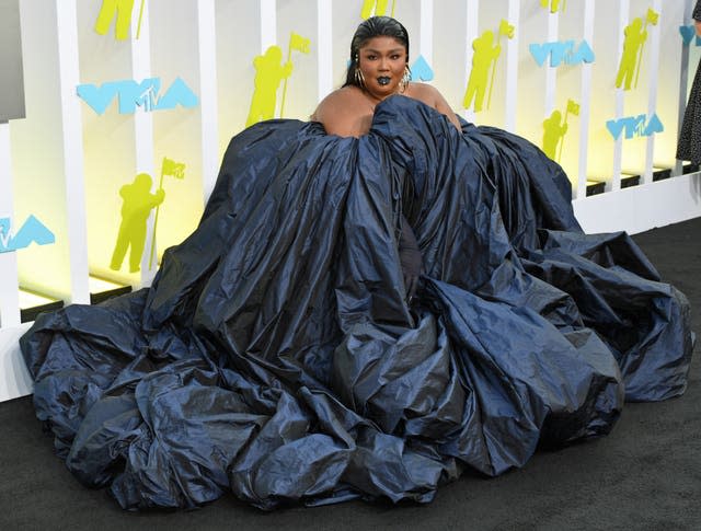 Lizzo Is Enchanting in a Billowing Iridescent Gown at the 2022 MTV