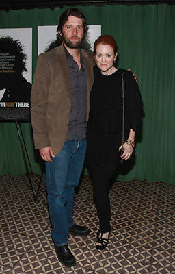 Bart Freundlich and Julianne Moore at the New York City premiere of The Weinstein Company's I'm Not There