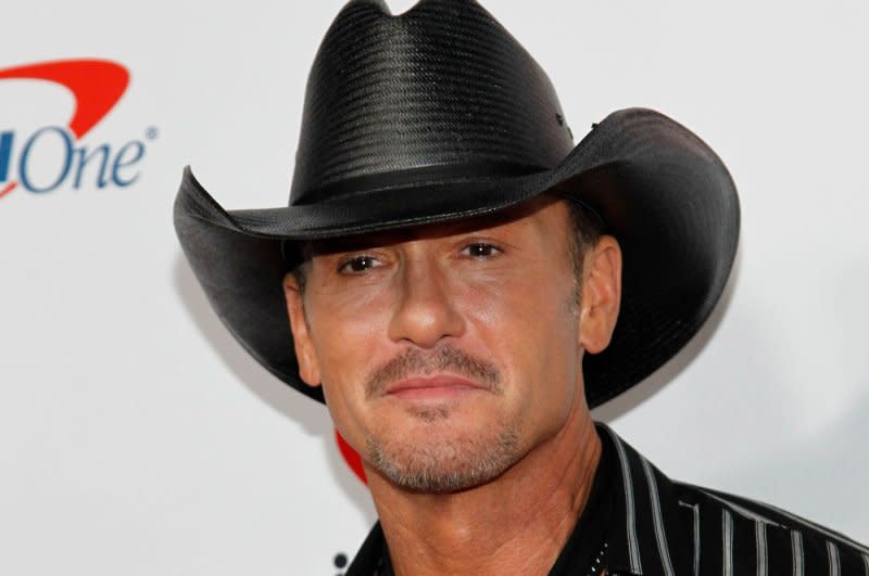 Tim McGraw will perform across North America on a new tour featuring Carly Pearce. File Photo by James Atoa/UPI