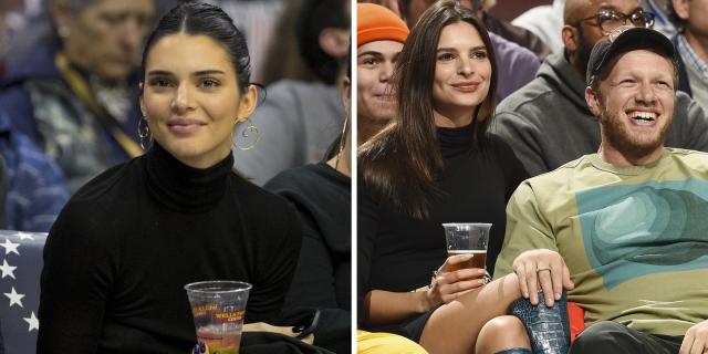 Kendall Jenner Mini Louis Vuitton Bag at Basketball Game