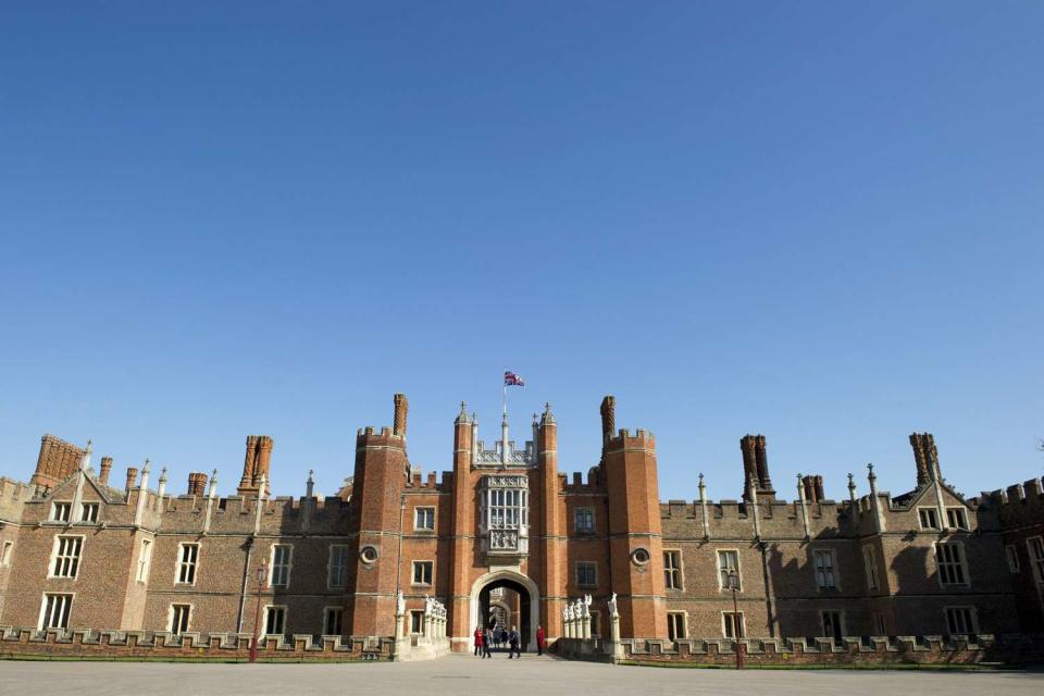 <p>Hampton Court Palace in London has many spirits, including at least two of Henry VIII's wives. Jane Seymour, his beloved third wife, <a href="https://www.hrp.org.uk/hampton-court-palace/history-and-stories/historic-hauntings-at-hampton-court-palace/#gs.jvkjba" rel="nofollow noopener" target="_blank" data-ylk="slk:died at the palace;elm:context_link;itc:0;sec:content-canvas" class="link ">died at the palace</a> just days after giving birth to a son. It's said a pale figure appears on the Silverstick Stairs, which led to the very room where she died.</p> <p>Henry's fifth wife, Catherine Howard, was beheaded for adultery in 1542 when she was 19. Her ghost is said to repeat the moment when she was arrested and ran down the hall screaming for mercy.</p>